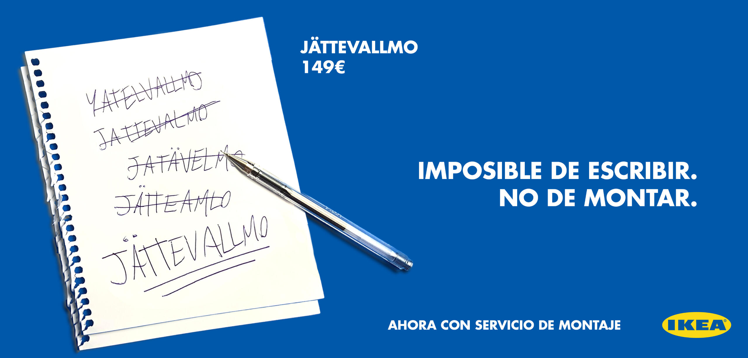 "Impossible to spell. Not to assemble."